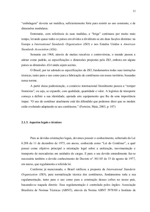 Projeto para monografia