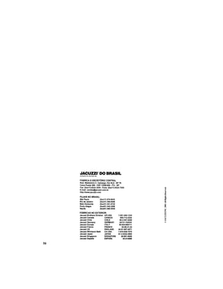 50
©JACUZZIINC.2001AllRightsReserved.
 