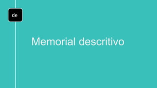 de
Memorial descritivo
 
