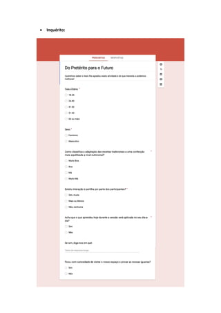 • Inquérito:
 