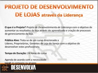 Projeto Desenvolvimento Gerencial