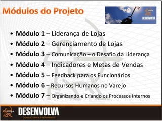 Projeto Desenvolvimento Gerencial