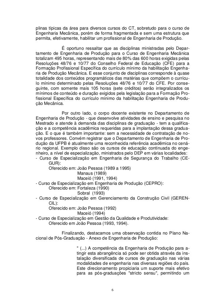 Preco do curso de engenharia de producao