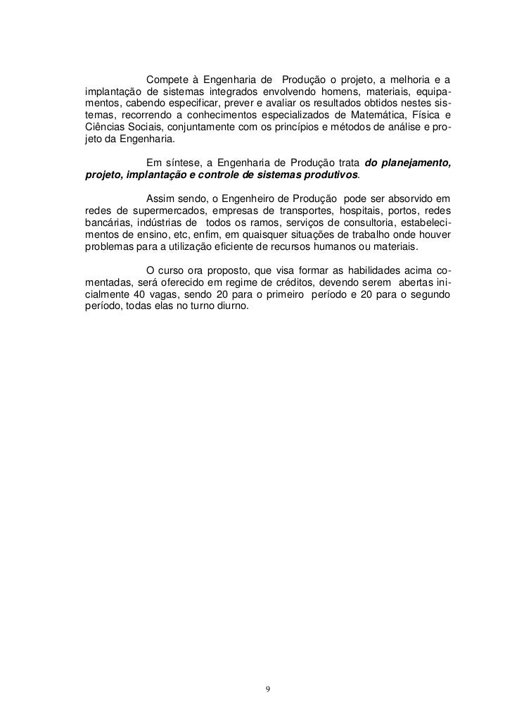 Preco do curso de engenharia de producao