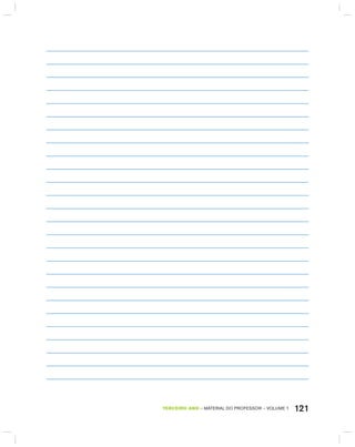 121TERCEIRO anO – MATERIAL DO PROFESSOR – VOLUME 1
 