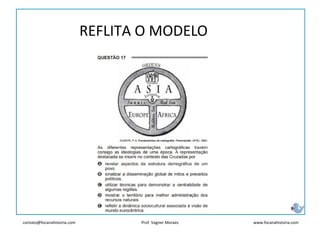contato@focanahistoria.com www.focanahistoria.comProf. Vagner Moraes
REFLITA O MODELO
 