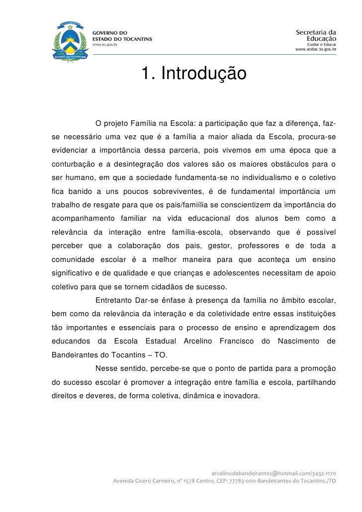 Projeto familia na escola Artesanal Frases ~ Projeto familia na escola