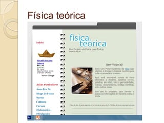 Física teórica
 
