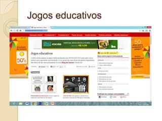 Jogos educativos
 