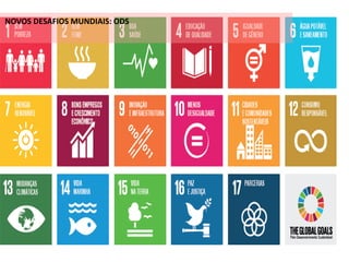 NOVOS DESAFIOS MUNDIAIS: ODS
 