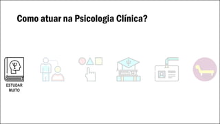 Como atuar na Psicologia Clínica?
ESTUDAR
MUITO
 