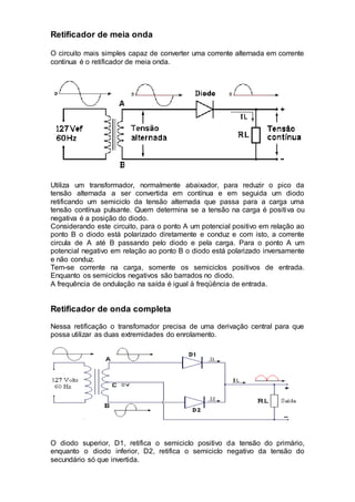 DIODOS SEMICONDUTORES | DOCX