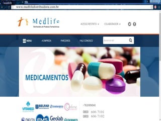 www.medlifedistribuidora.com.br
606 7101
606 7102
 