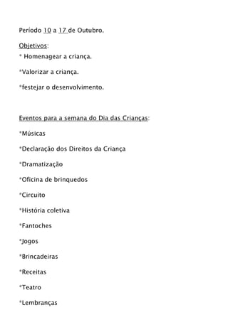 Projeto interdisciplinar