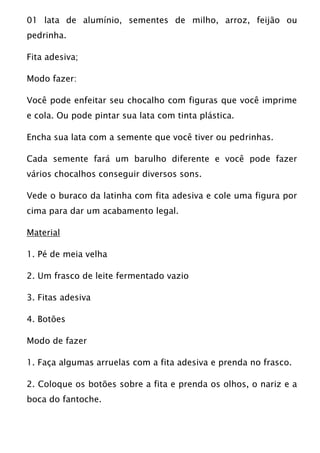 Projeto interdisciplinar