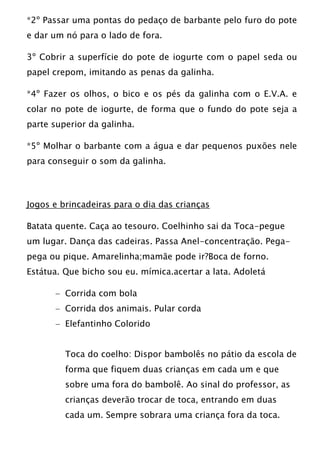 Projeto interdisciplinar