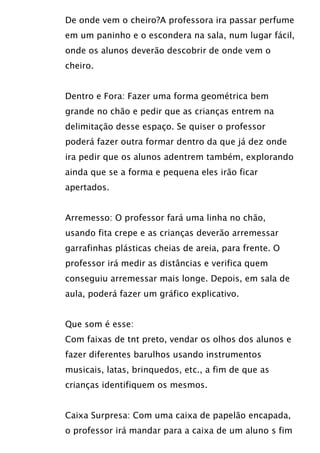 Projeto interdisciplinar