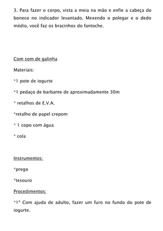 Projeto interdisciplinar