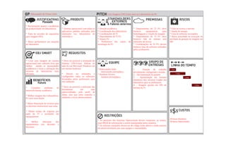 * Reclamações quanto a problemas
de produtividade em laboratórios
* Falta de servidor de repositório
para imagens ISOs
* Baixa performance nas estações
do laboratório
* Criar uma imagem de sistema
operacional som software livre que
melhor atenda as necessidades
acadêmicas e torne a utilização dos
recursos de laboratórios mais
eficentes.
* Completo ambiente de
desenvolvimento acadêmico
* Melhor imagem dos Laboratórios
FG para seus alunos
* Maior disposição de recursos para
os docentes ministrarem suas aulas
* Menor tempo de resposta por
parte da TI a incidentes em
equipamentos
* Melhor utilização dos
equipamentos por docentes e
discentes
* Sistema operacional com todos os
aplicativos padrões utilizados pela
instituição nos laboratórios de
informática
* Deve ser possível a instalação do
Sistema GNU/Linux Debian ao
lado de um Microsoft Windows em
um mesmo hardware
* Devem ser instalados e
configurados todos os softwares
levantados pelos professores para
este ambiente
* Deve ser possível a utilização das
ferramentas em suas
potencialidades pelo perfil de
aluno, sem que estes exponha o
ambiente a riscos desnecessários
* Direção acadêmica
* Coordenação dos laboratórios
* Coordenações de TI
* Departamento de TI FG
* Alunos FG
* Professores dos cursos de
tecnologia da FG
* Halexsandro Sales
halexsandro.sales@facu..
* Handson Alvares
handson.freire@facu..
* As partições dos Sistemas Operacionais devem comportar, ao menos,
mais 80GB de informações a serem manipuladas pelos usuários.
* Os software instalados devem ser de código fonte aberto e ainda estarem
em desenvolvimento por suas equipes e comunidades.
* Departamento de TI FG deve
fornecer equipamento para
homologação e criação da imagem
* Departamento de TI FG deve
fornecer link de internet sem
restrições de acesso
* Coordenações de TI FG devem
fornecer lista de software utilizadas
pelos professores.
1 – Estação de trabalho
devidamente configurada e testada.
2 – Documentação do projeto
3 – Apresentação em formato
eletrônico dos recursos criados em
laboratório para os professores
4 – Imagem gerada em HD de
backup da TI
* Falta de acesso a internet
* Queda de energia
* Lista de software incompleta
* Baixa prioridade na execução da
atividade de geração da imagem em
HD
2 dias
7 dias
2 dias
3 dias
20 horas Handson
50 horas Halexsandro
Halexsandro de Freitas Sales Criar Imagem GNU/Linux para os Laboratórios da FG
 