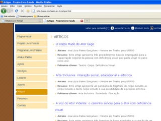 Projeto Livro Falado