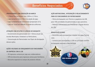 Benefícios Negociados
27
 