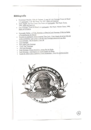 Projeto luiz gonzaga