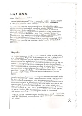 Projeto luiz gonzaga