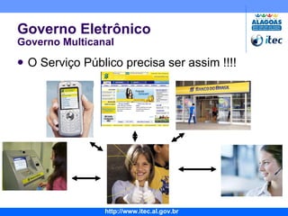 Governo Eletrônico Governo Multicanal O Serviço Público precisa ser assim !!!! 