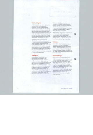 Cubertuia Vegetai                                          rnais aníígüü e? di? pa'ta

      A idenuficagáu üu ocoTânda (te cobertura
                                                                 (Tipuana í<pu}, eapacin ss&fics
      vegstst ,-íd àttiS da miHrvBnçSn foi
                                                               porte, corri cfliattHifeUEaa
      constituída pur mEin de iBv^ifsrnsnto
                                                               niais, rnuiiu utilizada B"i
      cadastral du aibunzaça;] das vias e áreas
                                                              . As avenida;* [piranha n Cãspsr
      púbhcaa. Furam [riHnfifrnacims. no total, GG2
               'fí3 arbóreos, ríi&Kib'j[(Ji5S em 6@
                , asnrin 77? fixemplarea nativos (25                  -Be, pcJo aapeutu u: Bamantal,
               j, 340 exfttaos |43 espécies), 19                      de íau-1errí> (Caeialpjnka
                        idontlficado*. e 3t árvores    t?rrea), esp^ciü Jiõtivi exiiiefiftía em
      'T.oríss Ds7snr>vpi mucías n3o pudqrrsm ser
                                     sem fü            General Oíôno, (?, o exempíüi de
                                                       ;i atythls Disonis] da Praça Alírtdu
      As espécies nraifl                 taram:


      {11 fl%). ílgüelra benjamín (Ficus               Canteiros
      (a,5%) B tlpuana ("ipuana tipu) [0.5
                                                       Mu ilas vezes os oantefros
      horain hSsnBSradafi três mudos dí o
                                                       3iRniHgtí^6 e com solo compactado.
      (üansaipmií sctónaífl}, espécie ame
                                                       Hesaalta-CR que. nn trechos
      Utf E?nlinçãü- uma na Ri^a General Osório,
                                                       J luacos em lorais riu mflnordftulísção ps
      ui.ie na Kua Vitcna h uma ns Pra^-3 Alfredo
                                                               js üãrj ufittEBüt» como "banheiro" e
            Furani raais                                    para tagufliraf, ínifas por mo^^dotas de
              í;íjadHniiariQ ruim, n rjue
                                                       "Ut. tiiaaa últirraa Causando EfiriOa danos 30
      a Í3,"6W4 du tülul d
                                                       tronco ütJ3



                                                       ImpermeabitlTação
      De forma geral
                                                       Da oersutíüiiva da impRrmfl^hlli?5C35 do
                    mflfs           na
                                                                     t nue d dOTiatôna da& RüperPc^H
                                    , no
                                                                à presença de OBfiltírrun (B.7T1 m*)
               recebes de rárjas niud&i dt
                                                       **ístr^ íreas verdes publicas mhADA,
              F. arbóreas natíuas (pbs,
                                                       Largo General O&òno, Pfaça ,ul<o Mesquita
      sem, no Hnte-ifn. aparentemente,
                                                       a Praça Aprecio Issa (4 233 -Ti1}, íolahiã
                  e>6 ciridadoa necss&árlü^ aa seu
                                                       n lH3-i mr Em relação 5íj terr:iüriQ daADA
                   h ífflcenvolvimentD adequados
                                                       [         rn"J, fltiçe teta! representa um valor
                , fr-.-ta.-amfinto e p^teEoreÉj, En-
                ^rm mn-giroE ■ientralç& nas
                                                       ;:ausináramos, slfida. a di^trlbüiçôo sapecial
                              uma ^^boriiação
                                                               áreas, equs cHasIncl^en lantuos
                     ma'er. como na Au üuy^E üb
                                                                           i   coi'to ua nèo
                                   e raAv. ffio
                                                                               -ae c:ua a. 3't'uüçaa â
      Branco apíesentanúc




I i
                                                                                             FifE-Pítíni&W
 