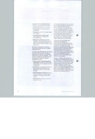 A segunda, identificou                                                qus si?           da
cciri base ein pe-is^aa jlje:                             das Et

■ Atuais niaraflorBB (f                                                            de                  A
                                 ou tem teto)
                                                          primeira, peiniiliu y                   rins perfil.
• Comerciantes [                           seus
                                                                   u Lbibcia.rB=
                                                          qut                                     3 parrJr do
  empregados}                                                      de duas                   ui^a. desjliOi e
■ Flutuantes {que Tan-,arr inrgraçSo regular                         . Ssquidn.
  cum o espaço                                            ume         em a^tjng como e onde
                                                                     çjsatam rrh rempo ouran,íc um
• ConFdmlrinre^ de cultura e lazer
                                                          de        vidaa, n qn^ fornece
  (que rrterggerr com □
                                                                         para n r:Rn rio -r,olo
  pouca
                                                                                   a "Um d:a na Vida"
• Potenciais moiadorea íque tenham
                                                          ■J spaundo grupo cg atividaoes exü
  mtprpsse M Srea cc-ntra de Sói: Paulu e
  qi;p '«nha.n expressada intoreãie em urr,
                                                                            visualização e o
  dia                                                                           doa re^ulteflCE geradas
                                             r>0 lulun;
                                                                                        ficsE £e-ven paia
  da        Lu7)
                                                          □ triaçãn ds um modelo oe Lnie"iiçãü
Em segundo, piuntiamos                       de                      t: a reFpíiKta comfe doí segmenios
           para entender            ijti                                  acima Embora nSo 5e t&nh3
              melhor.                                     pretendido absorver toda a r.i]i&7.% e a
                                                          diversidade dd rJoua Luz em arianas a
O primeira qrupn rte atividades e de
                                                          rneses, 6 da jj
elnugràfica, planejada para entender as
                                                          uma contínua interação de forças, ã
              s&lj 'dia-a-d^'.         opiniões
                                                          importante s cortinuidade deate [rabalho
sobre a üiea- puaiiivaa e                    - como
                                                          conforme o tempo passa.
L^rrbêTi êü referânciaa qn            [razem de
fbra para derctiu dd ánea Ou                                          for nnaenvolvida urr.3 ^êrie de
               incluírarn                                              paira íip riiffirunles atores tis
                                                          Luz, «jurneçanco com o entsnd m
  Estudo ussniJo camiras
                                                          mesmos. O Cenliu de IriFcrmacãa do Pro|ato
                   . d alníiuidsa          ;jm rjrupn
                                                          desempenhará um irnpuí Ltínfe ^apal nesta,
                     de 10Ü pe.spoas da
                                                          interação Iniaaoo ern fioveinbro. sua
  cg segmentos
                                                          fnmefra contríbu'cão nestas al'Vidüdeâ toi
■ Entrevistas i;um paiiicmarites co estudt                abngar ama exposição de foxoai
  das câmara';, dei^j&riavais para que                          s 1CC- participantes do csado das
  entendei sem rn^íliui u "porqL&" ütrA*                             deecaiâveit e no estuoo
  das fotos                                               [■ela p-nuipe do Consórcio Nova Luz.

i Estudo fntogr3flco ftetaltiadc reto ptí^
  Hr™. documedrando suaã ousei
  haseíidas nâ prsst^ça cotidiana
  na i

                   ds^ p^        , amtienles a
               na sre
 