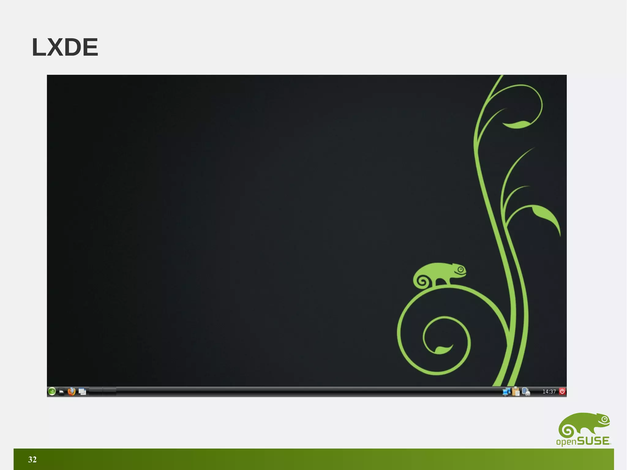 LXDE

32

 