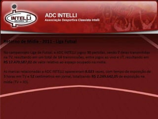 Futsal - Projeto ACD Intelli/Orlândia