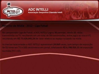 Futsal - Projeto ACD Intelli/Orlândia