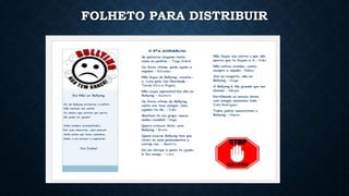 FOLHETO PARA DISTRIBUIR
 