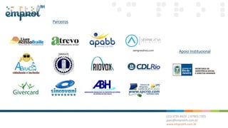 Parceiros
Apoio Institucional
 