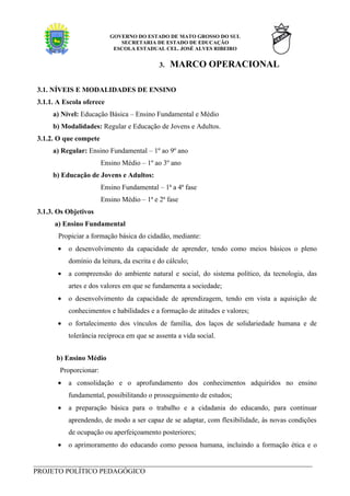 Projeto PolíTico Pedagpogico Do Cej Ar Cor. Coord.