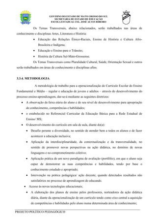 Projeto PolíTico Pedagpogico Do Cej Ar Cor. Coord.