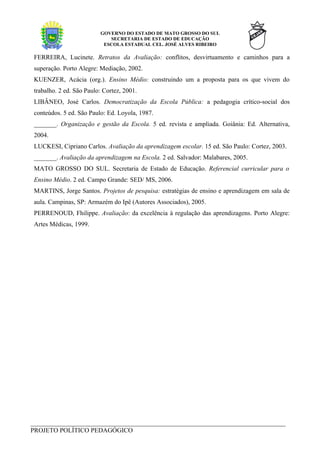 Projeto PolíTico Pedagpogico Do Cej Ar Cor. Coord.