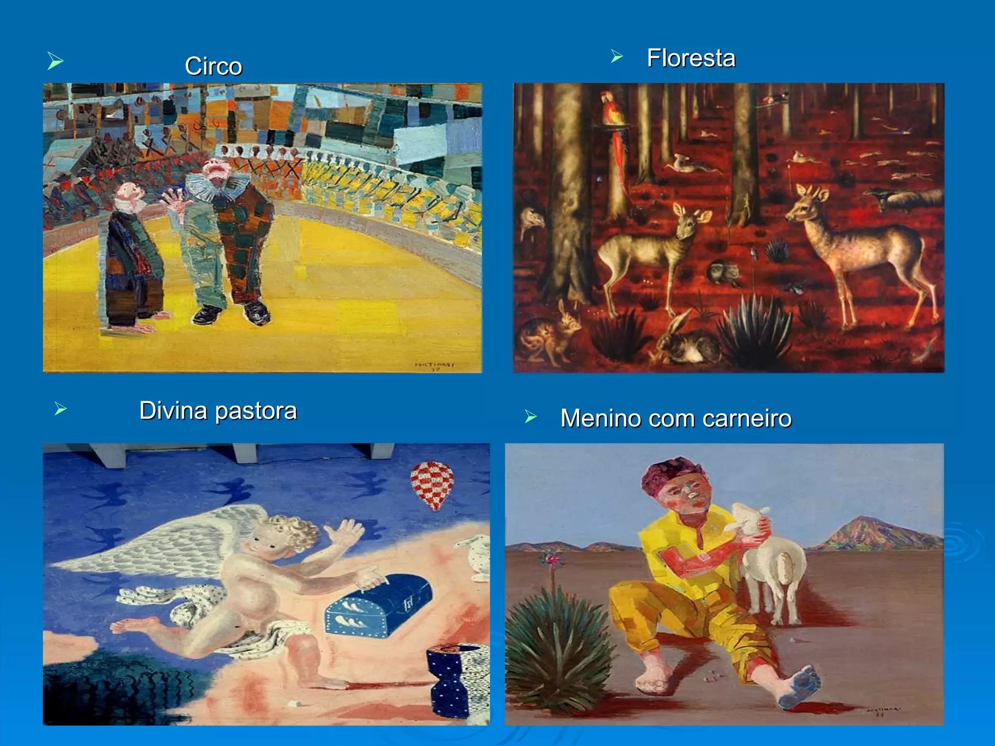 Circo Floresta Divina pastora Menino com carneiro 