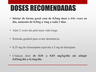 Clonazepam COMO USAR