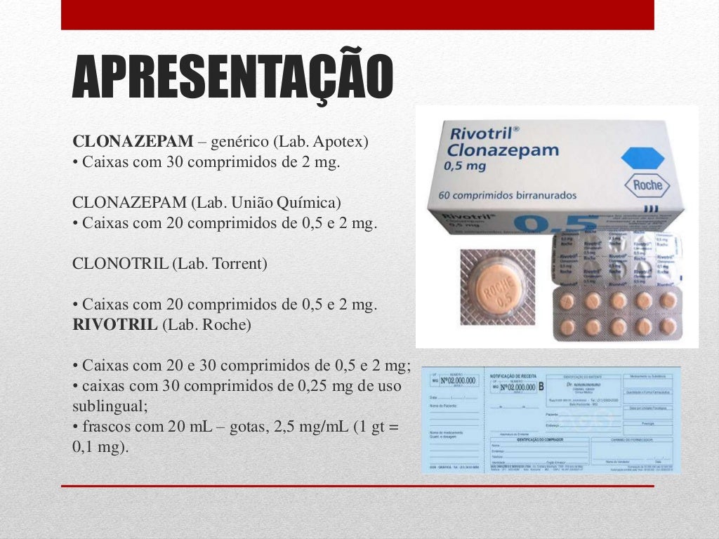 Clonazepam COMO USAR