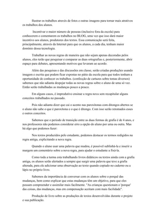 Projeto ProduçãO De Textos