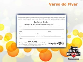 Verso do Flyer

 