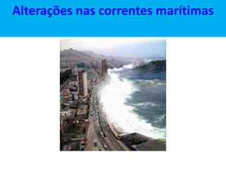 As Conseqüências do  Aquecimento Global A falta de água O sumiço de espécies de animaisDerretimento das calotas polares A elevação do mar poderá sumir com países das regiões costeirasNo recife o nivel do mar já diminuiu mais de 2metros e meio em menos de dez anos Alterações nas correntes marítimasO aquecimento global tempos mais quentes e secos  O desmatamento  acelerado é um grande prejuízo para a AmazôniaNos rios peixes estão morrendo por causa dos rios que estão secando pela o aumento da  temperatura  A falta de água na terra das águas 50% da Amazônia pode virar serrado  Com os três elementos o aquecimento o desmatamento e as queimadas A temperatura do planeta já aumento 0.7 does Celso Cientistas dizem que a temperatura pode aumentar cerca de 0.5 graus             Falar que o clima está ficando louco , não é verdade                             Quem está causando isso  somos nós seres humanos.O principal elemento químico é o carbônico e o Co2 .     