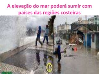 Derretimento das calotas polares 
