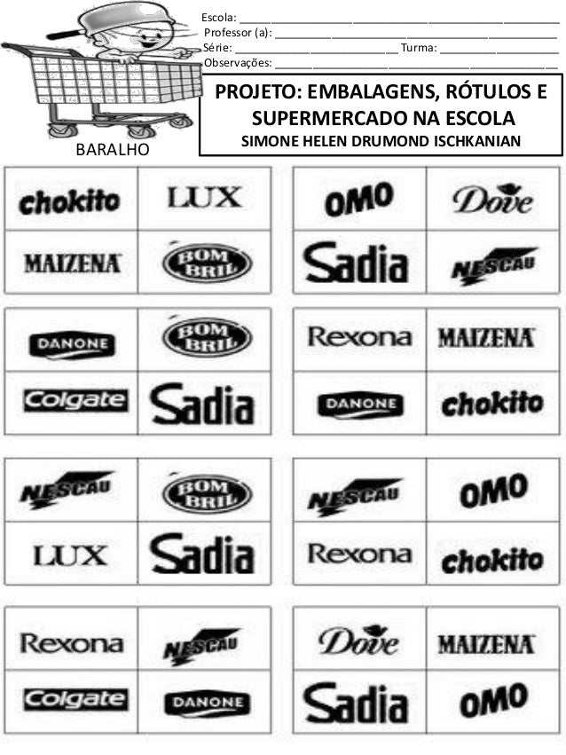 Projeto rótulos