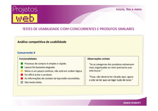 Projetos Web   Por Maike Robert