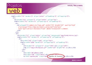 Projetos Web   Por Maike Robert