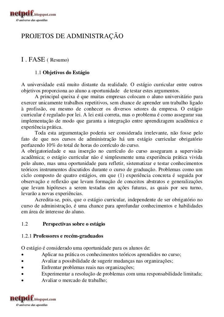 Relatorio administrativo como fazer