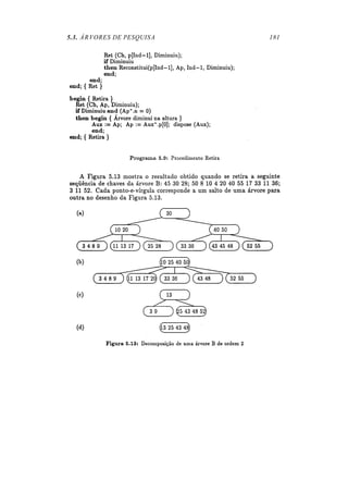 5.3. ÁRVORES DE PESQUISA   181
 